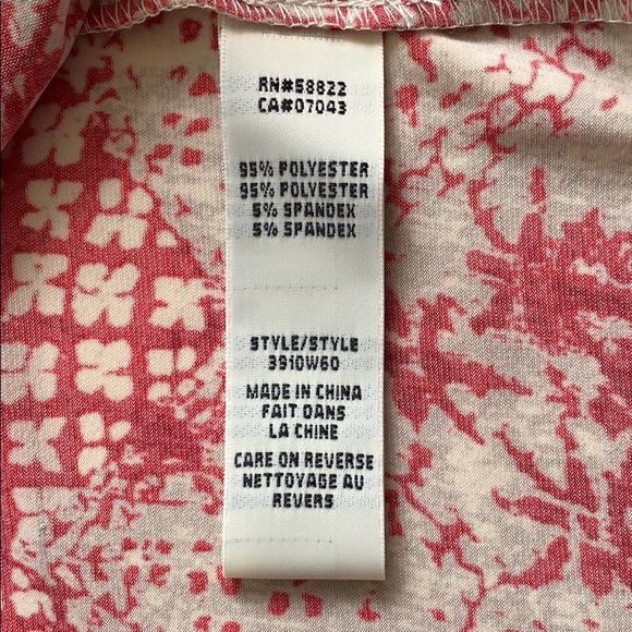 MAX STUDIO  NWOT Red 3/4 Sleeve Midi Dress - Picture 4 of 4